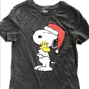 Peanuts Women's Short Sleeve Shirt Size Large